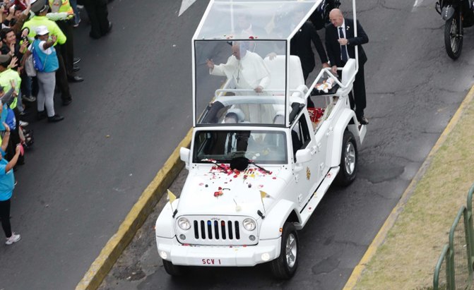What was the jeep in pope #3